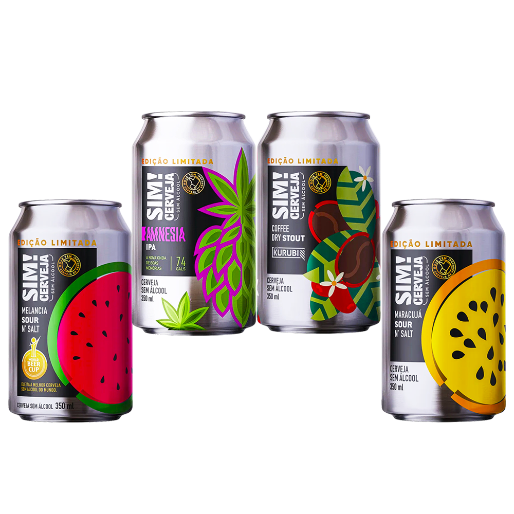 5f87339d087185153c42b476e74c296c-2.png Kit Cervejas Sem Álcool SIM! Seleção Especial 350ml - Imagem 1
