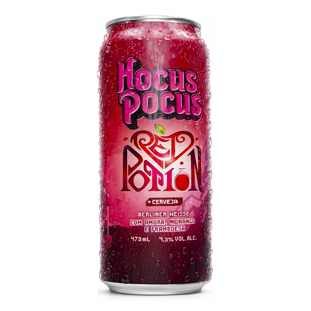 49f338839082f9851b81977af199a816.png Cerveja Hocus Pocus Red Potion Berliner Weisse 4,3% 473ml - Imagem 1