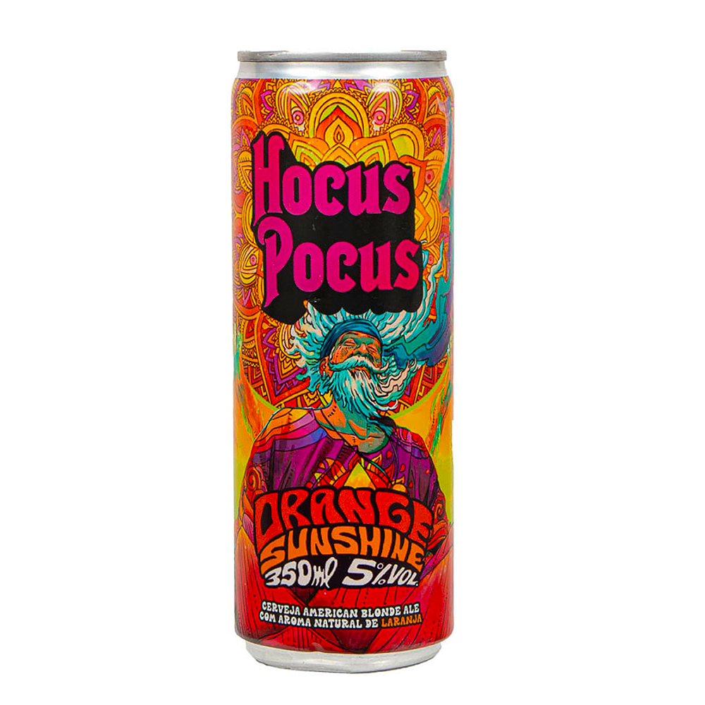 b42fa72d9122fbd9f9b572f1c5fd4751.png Cerveja Hocus Pocus Orange Sunshine Blonde Ale 5% 350ml - Imagem 1
