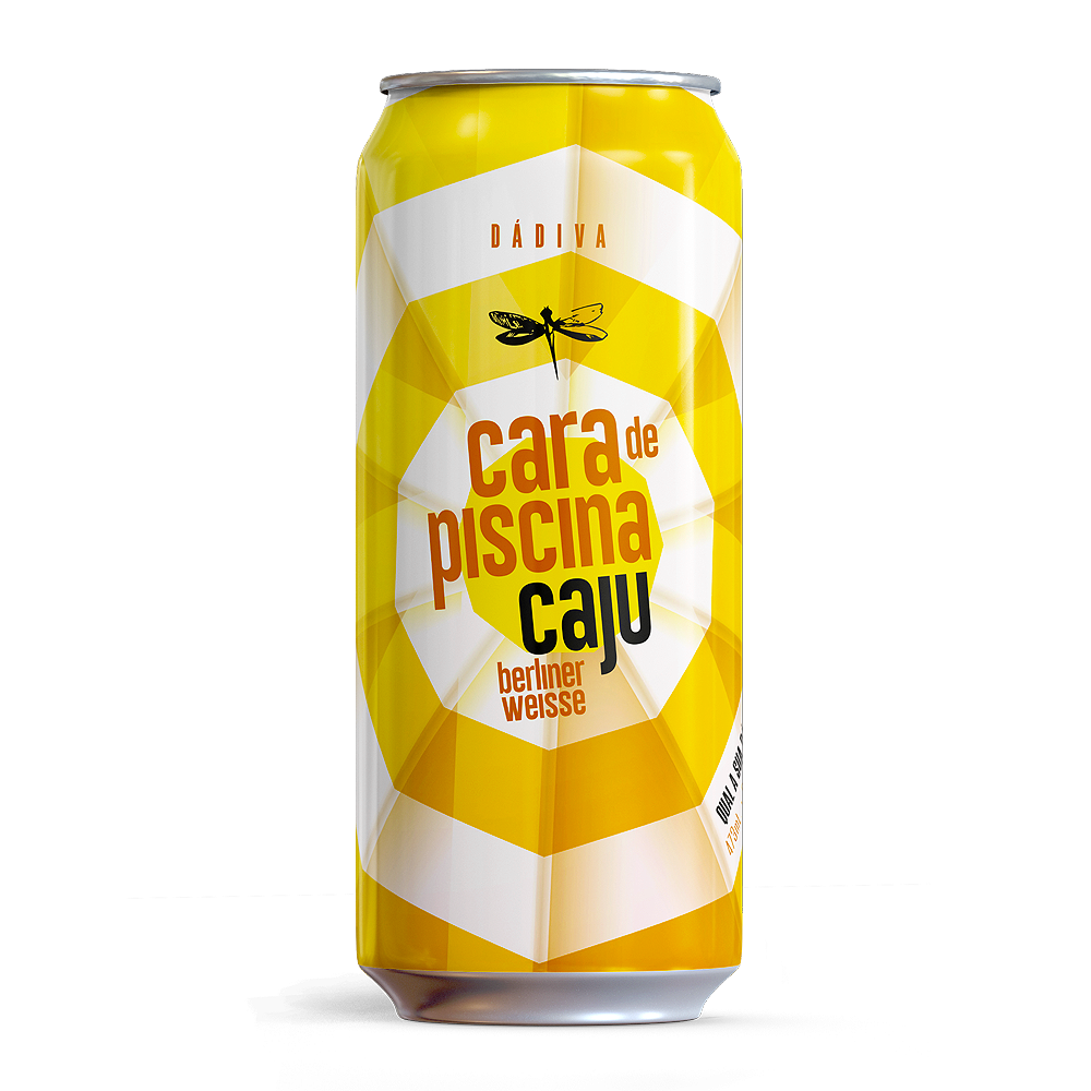 f7c56712016a8292875661bc45c28af0.png Cerveja Dádiva Cara de Piscina Caju Berliner Weisse 473ml - Imagem 1